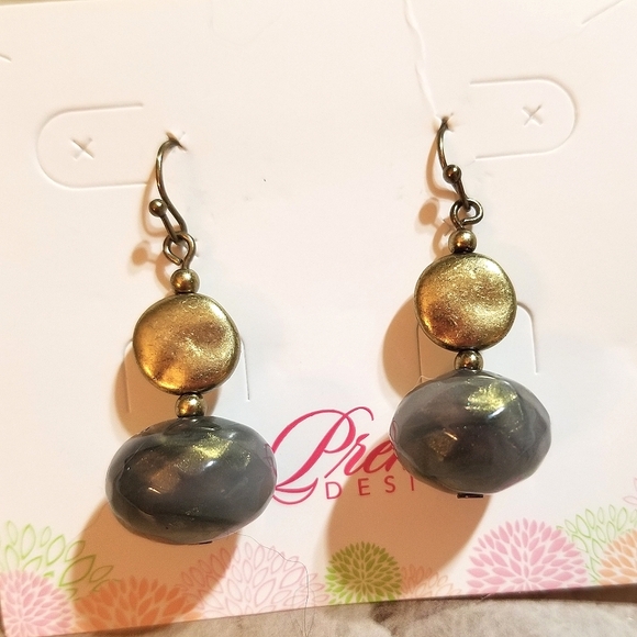 NEW Premier Designs Trendy Bead Dangle Earrings - Picture 2 of 4